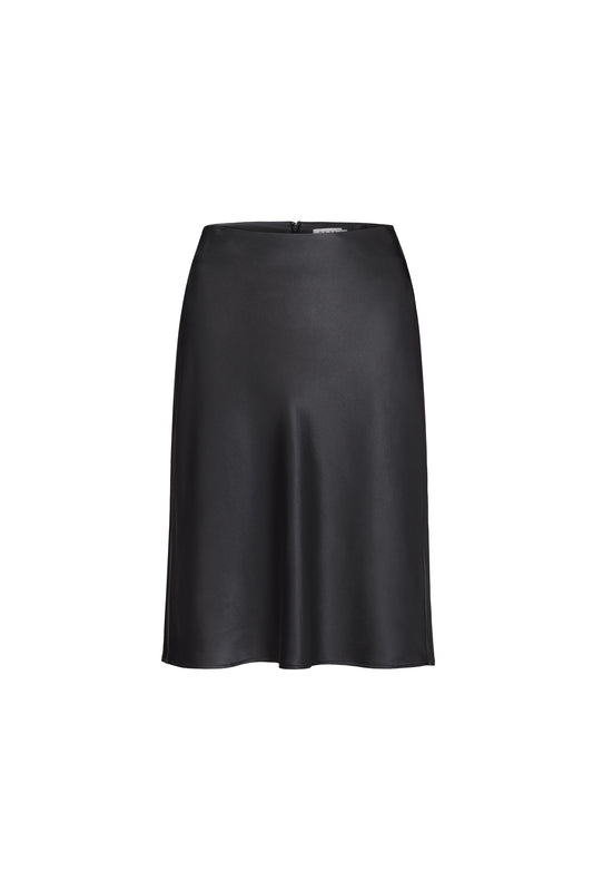 Refined Silk Bias-cut Skirt