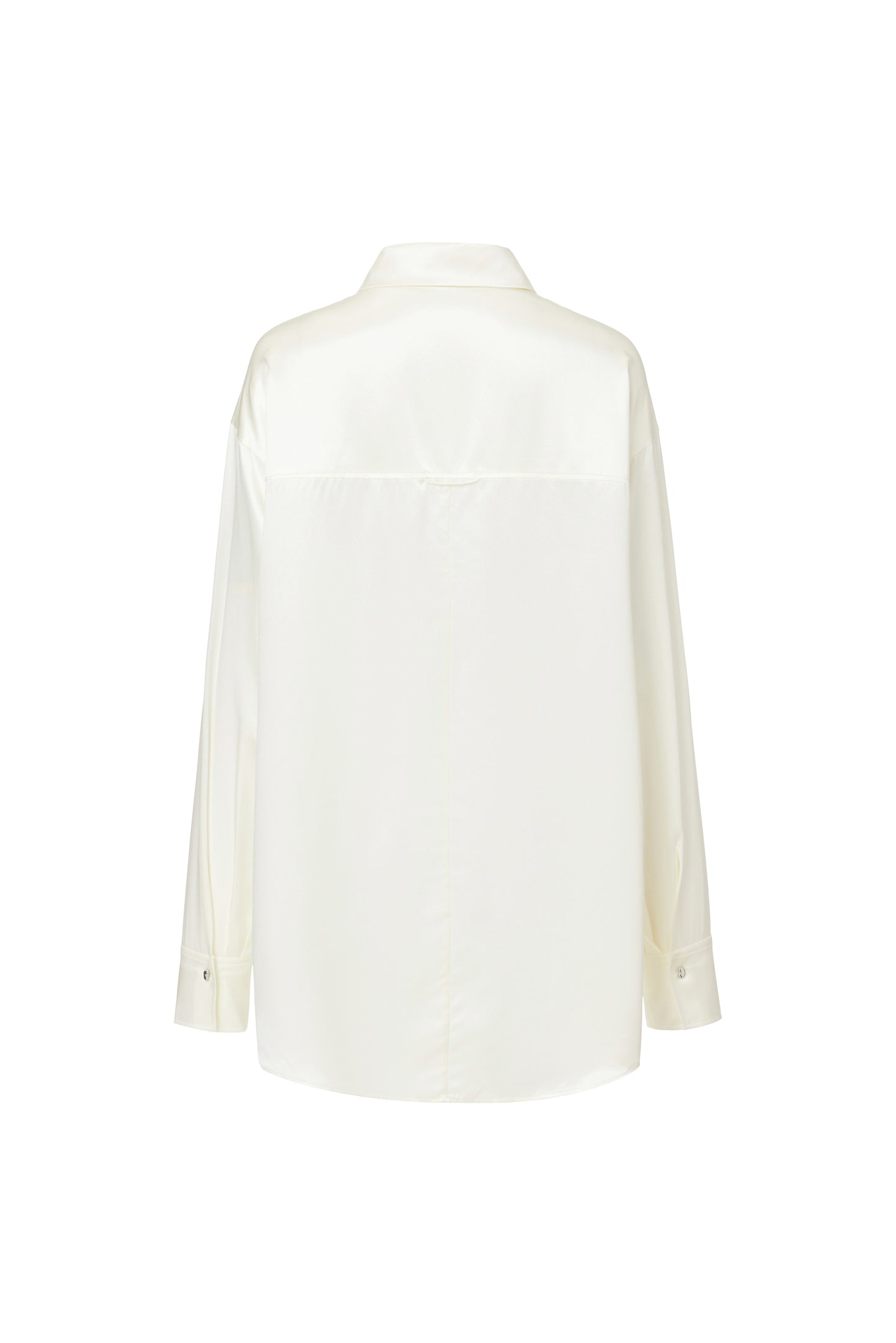 Ivory Elegance Silk Shirt