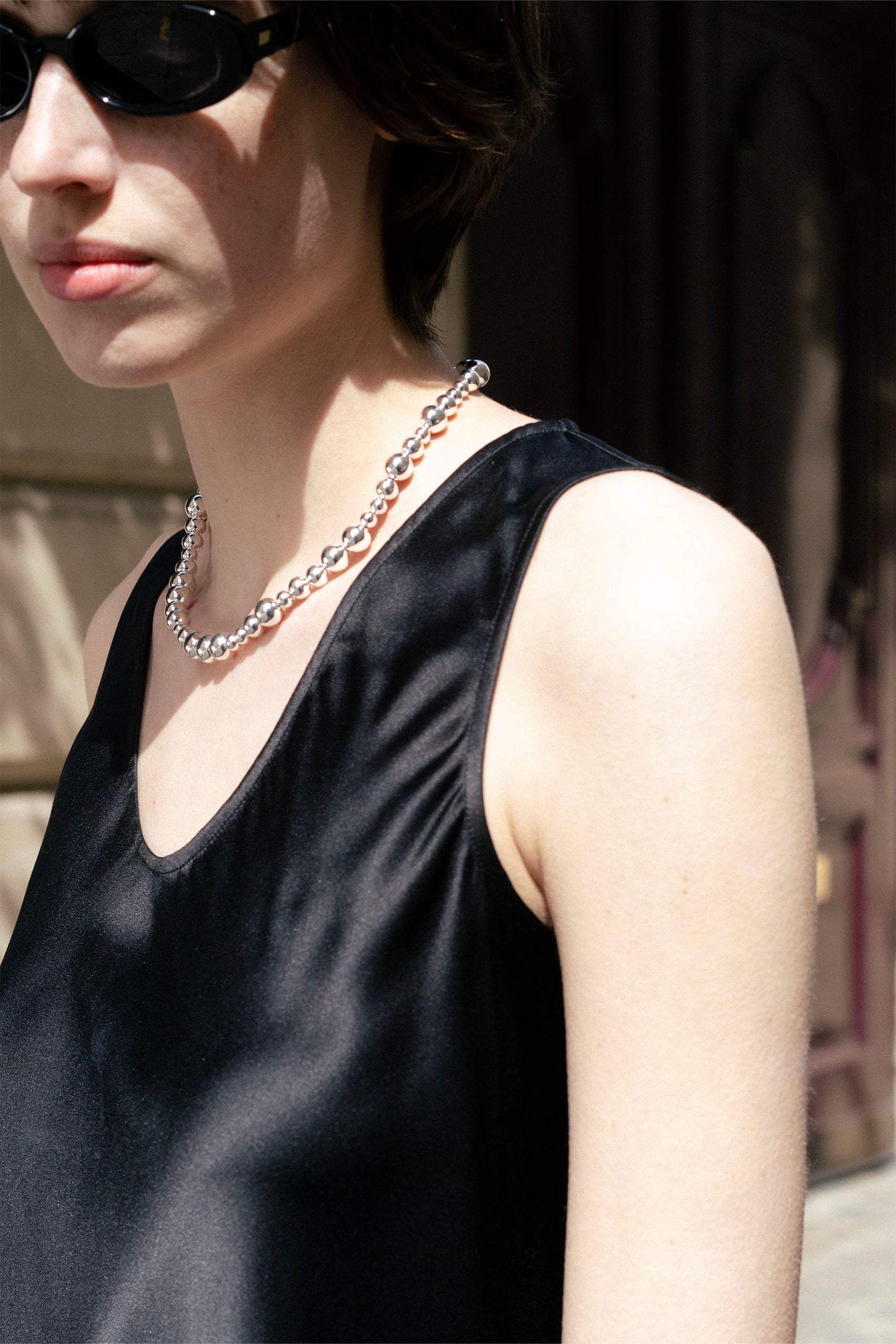 Refined Silk Bias Tank