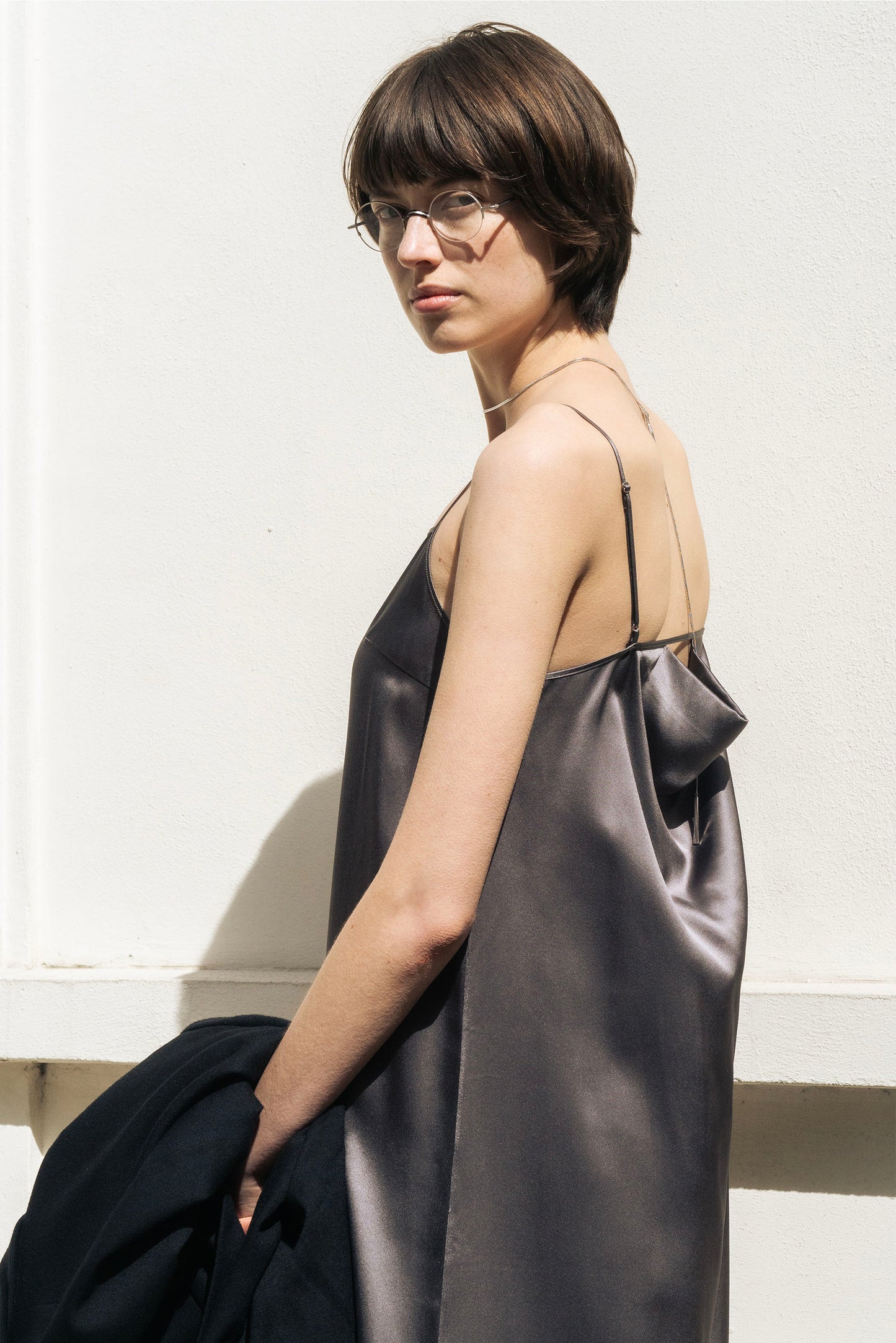 Modern Elegance Silk Slip Dress